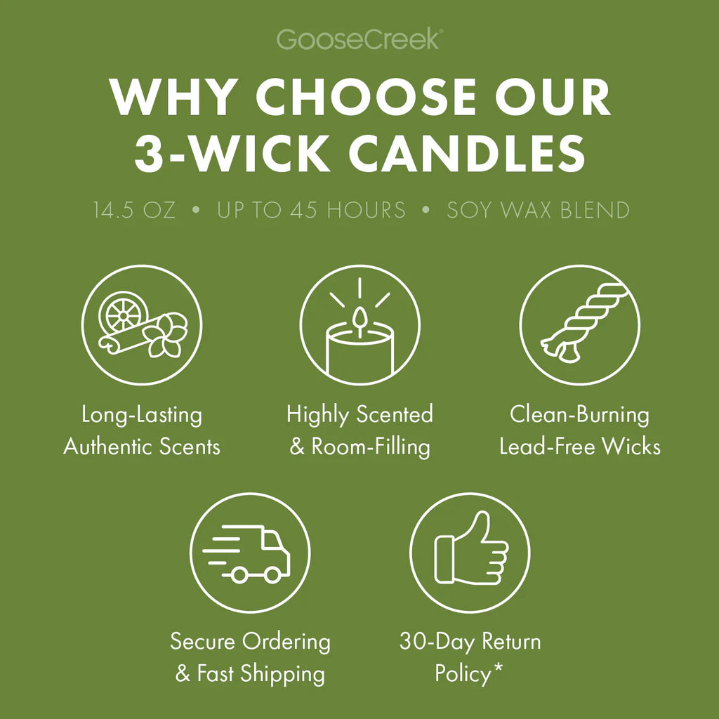 Apple Blossoms 3-Wick Candle