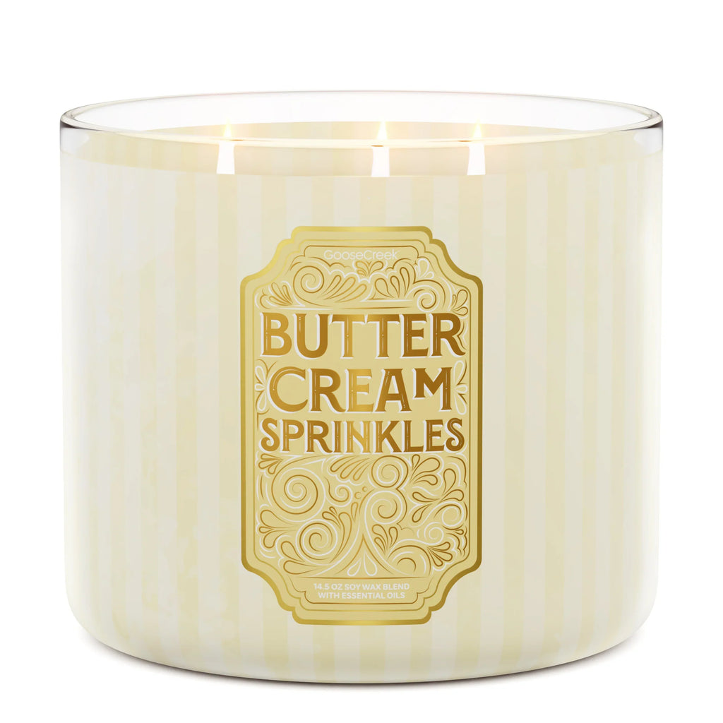Buttercream Sprinkles 3-Wick Candle