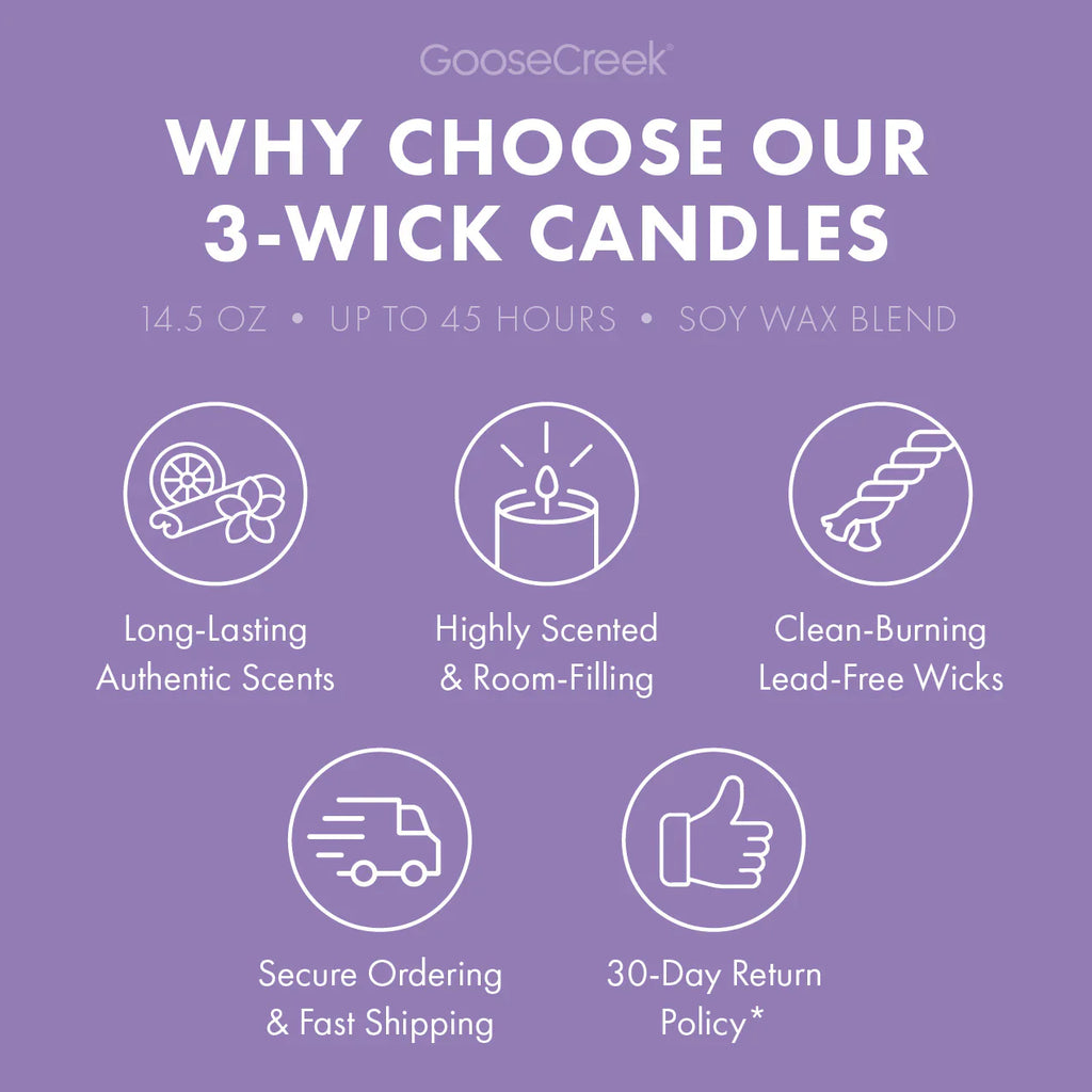 Rainbow Sugar 3-Wick Candle