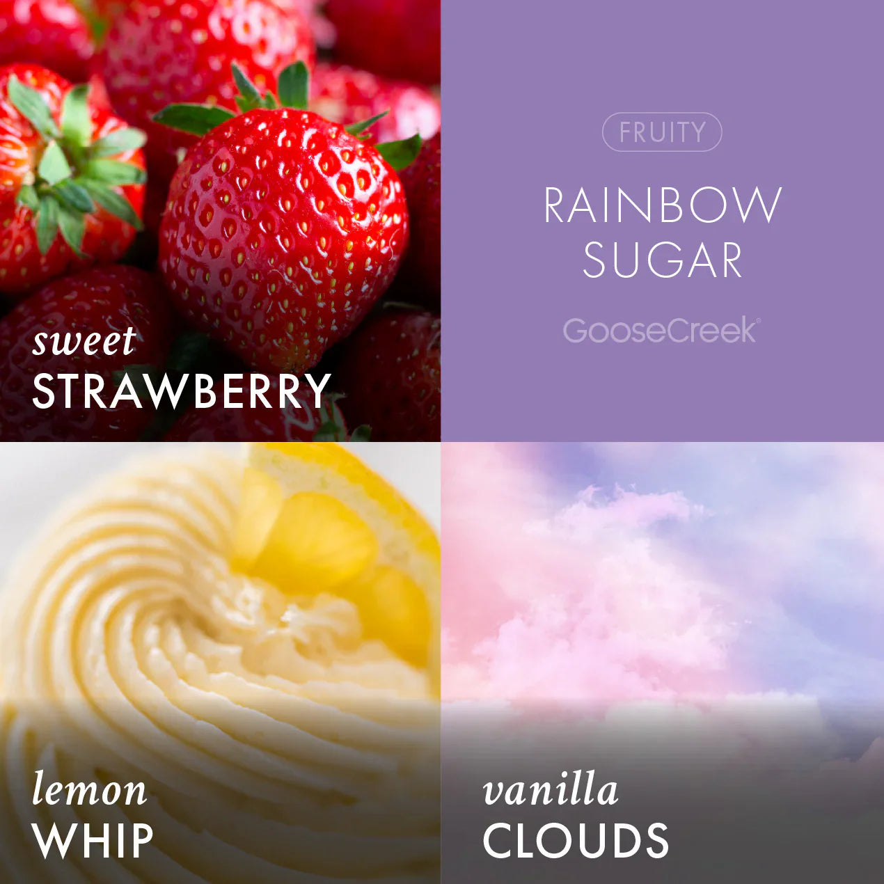 Rainbow Sugar 3-Wick Candle