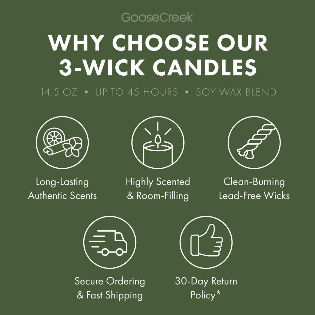 Jungle Palm Trees 3-Wick Candle