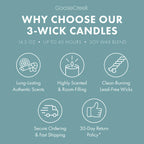 Ocean Blooms 3-Wick Candle