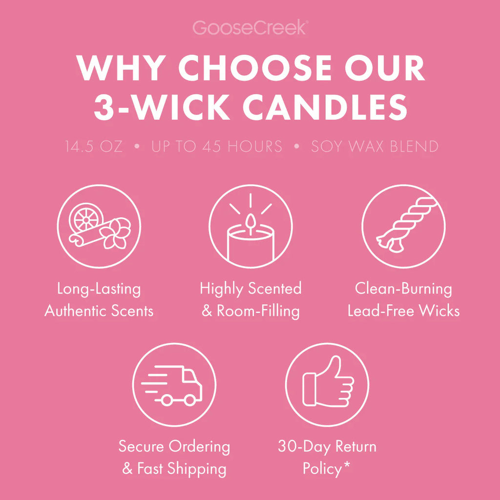 Pink Beach 3-Wick Candle
