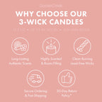 Strawberry Daiquiri 3-Wick Candle