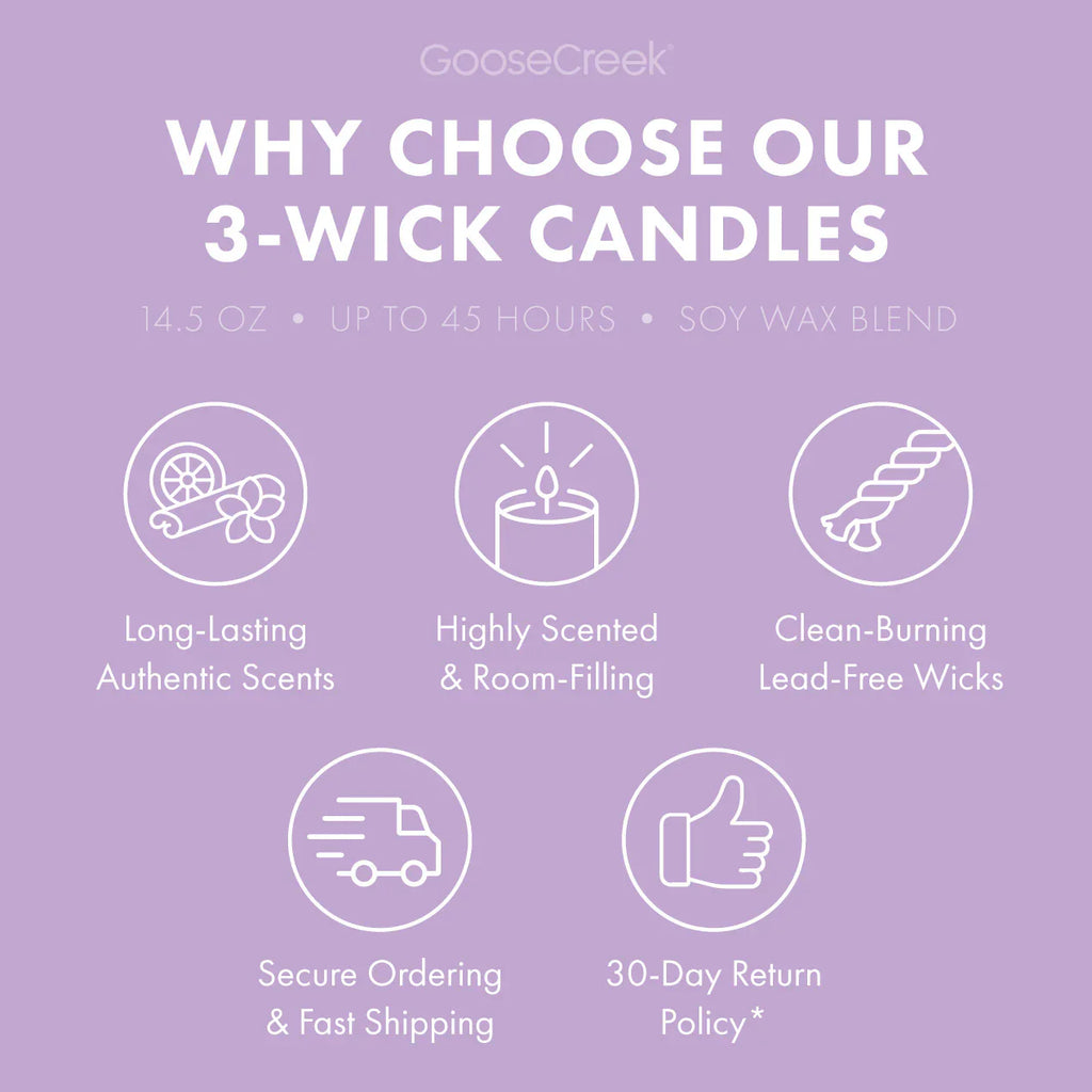 Lilac Garden 3-Wick Candle