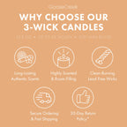 Bourbon Peach Coffee Cake 3-Wick Candle