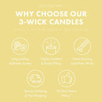 Sand Castles 3-Wick Candle