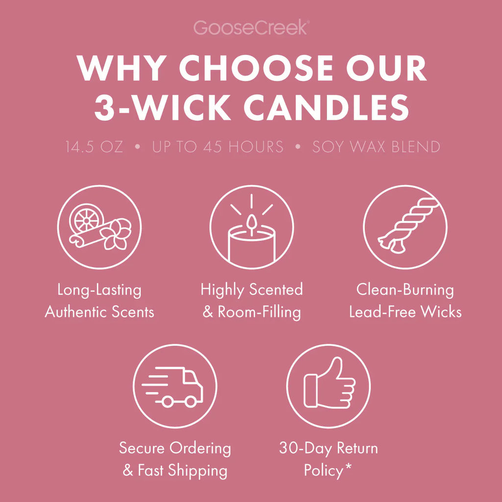 Hibiscus Orchid 3-Wick Candle