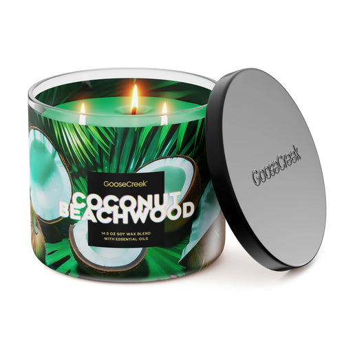Coconut Beachwood 3-Wick Candle