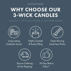 Patchouli Leaves 3-Wick Candle
