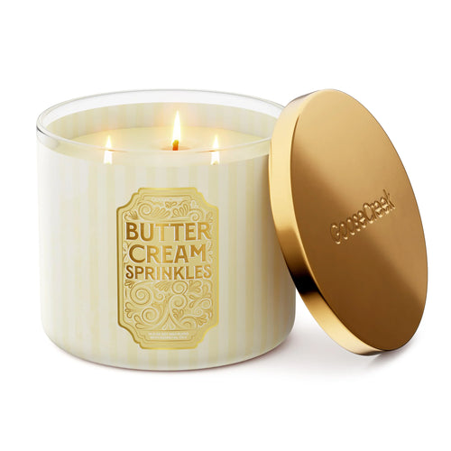 Buttercream Sprinkles 3-Wick Candle