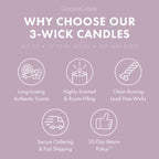Cashmere Linens 3-Wick Candle
