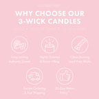 Pink Lemonade 3-Wick Candle